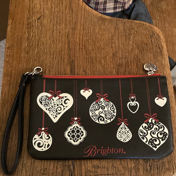 Brighton Love Notes Holiday Ornaments Wristlet NWOT - Picture 2 of 3